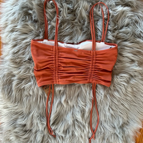 Burnt Orange Adjustable Swimsuit Top - Picture 9 of 9